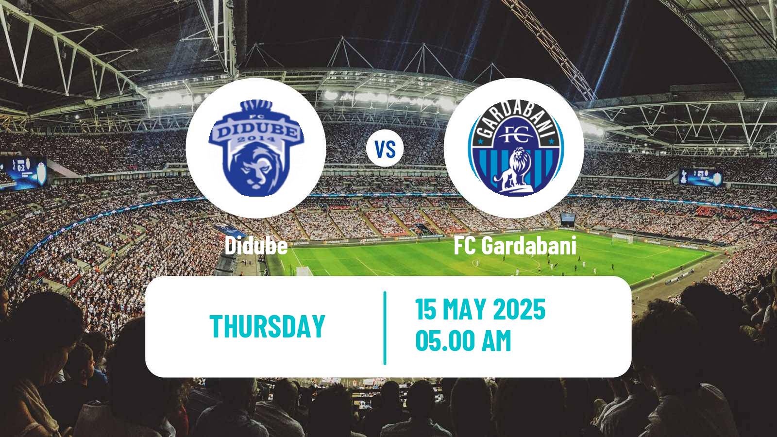 Soccer Georgian Liga 3 Didube - Gardabani