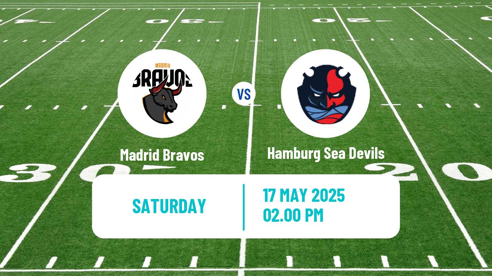 American football European League of American Football Madrid Bravos - Hamburg Sea Devils