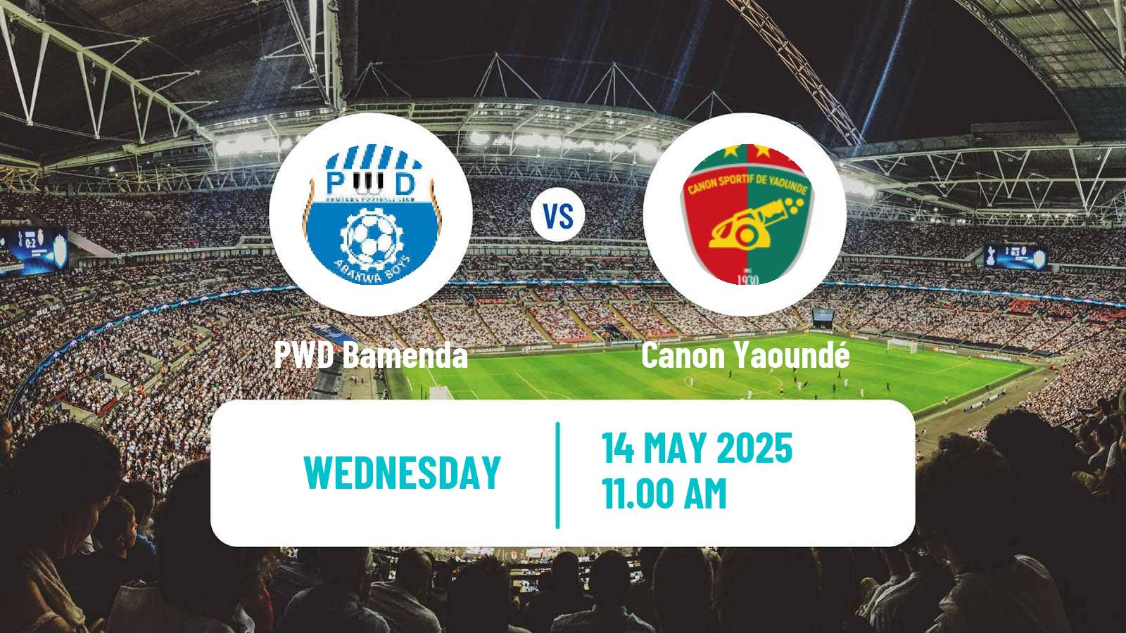 Soccer Cameroon Elite One Bamenda - Canon Yaoundé