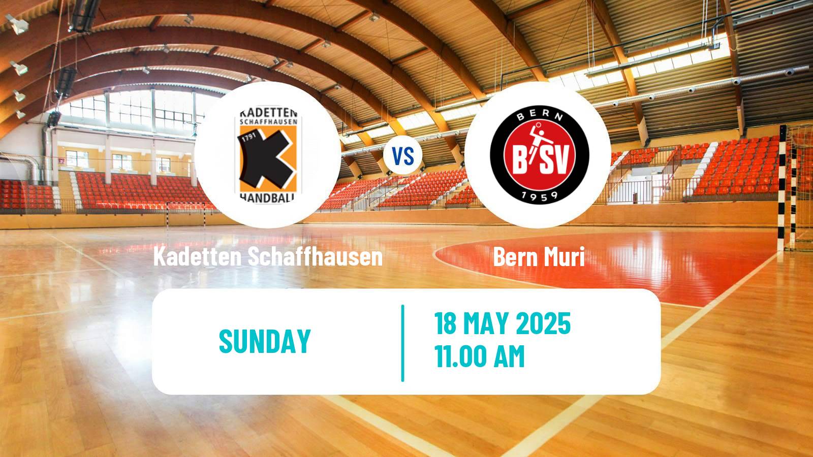 Handball Swiss NLA Handball Kadetten Schaffhausen - Bern Muri