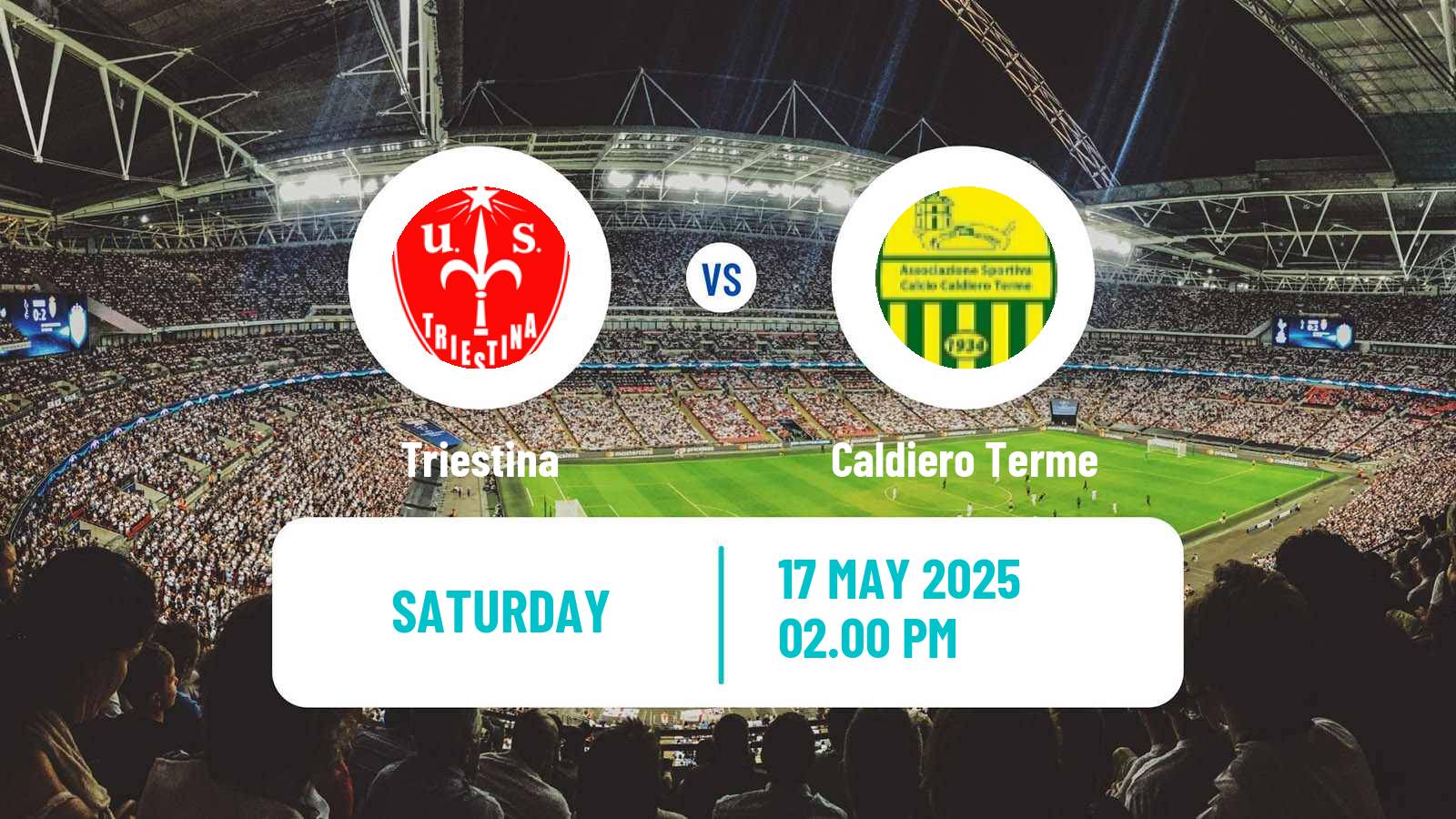 Soccer Italian Serie C Group A Triestina - Caldiero Terme