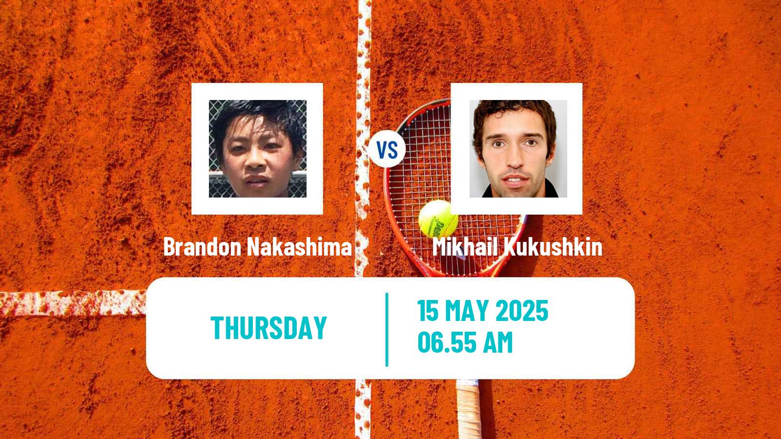 Tennis Bordeaux Challenger Men Brandon Nakashima - Mikhail Kukushkin