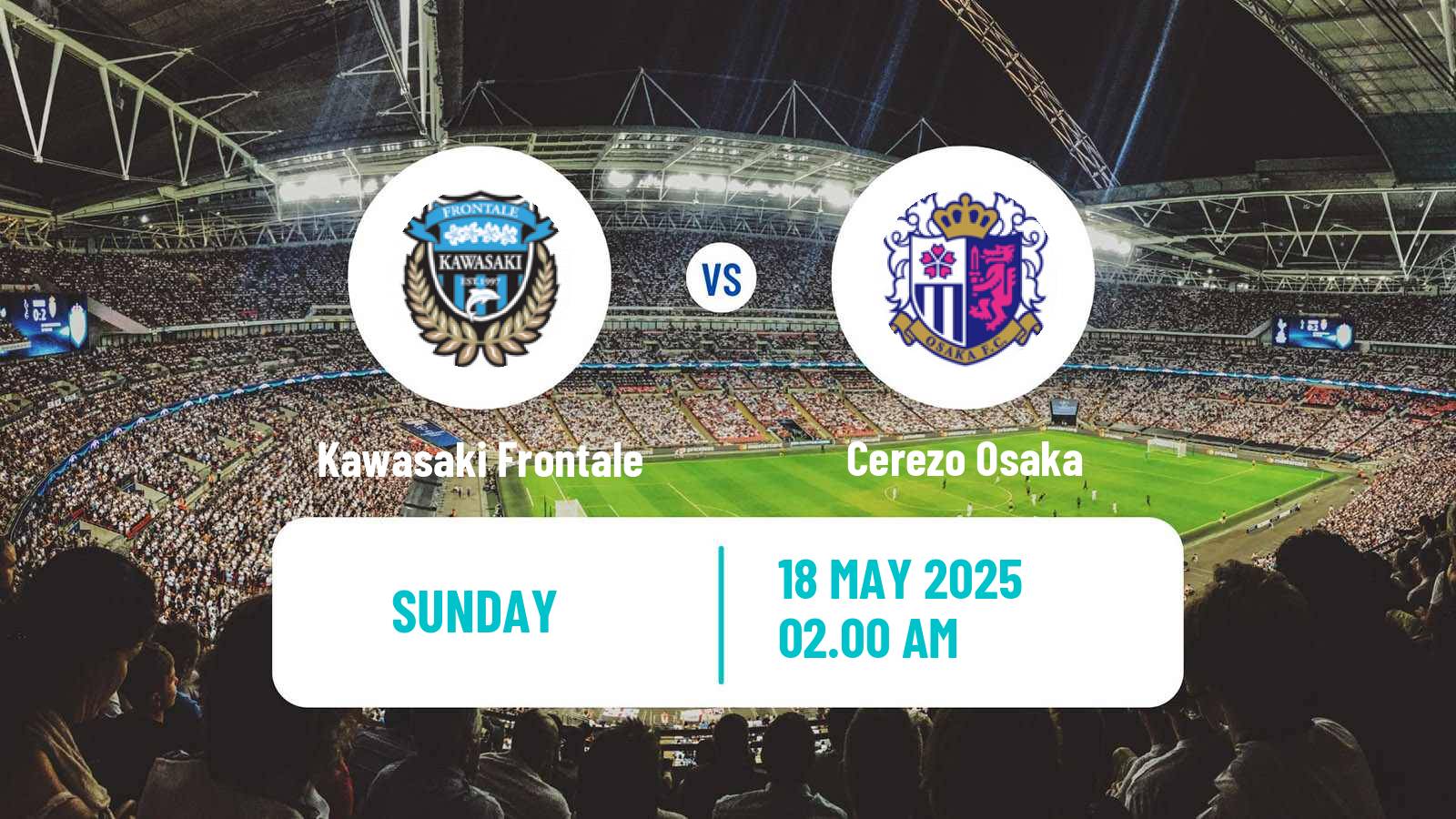 Soccer Japan J1 League Kawasaki Frontale - Cerezo Osaka
