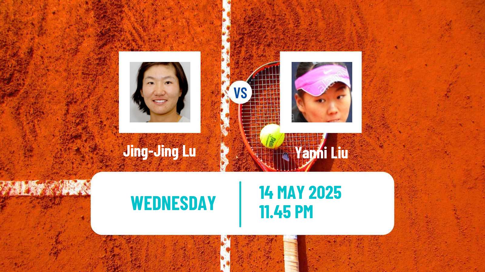 Tennis ITF W15 Maanshan 3 Women Jing-Jing Lu - Yanni Liu