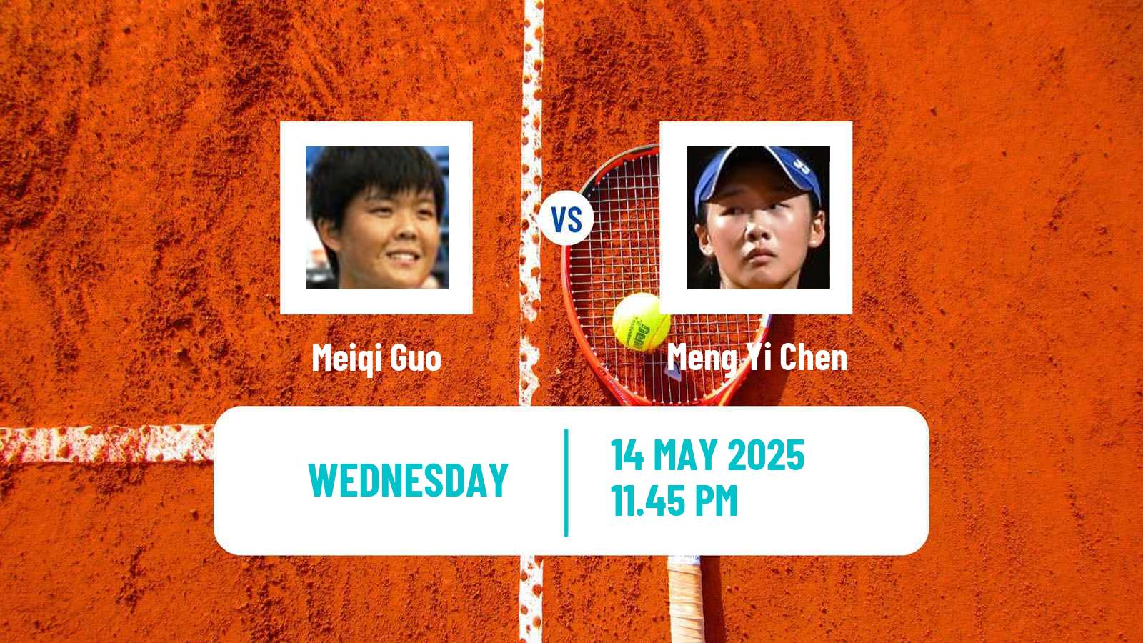 Tennis ITF W15 Maanshan 3 Women Meiqi Guo - Meng Yi Chen