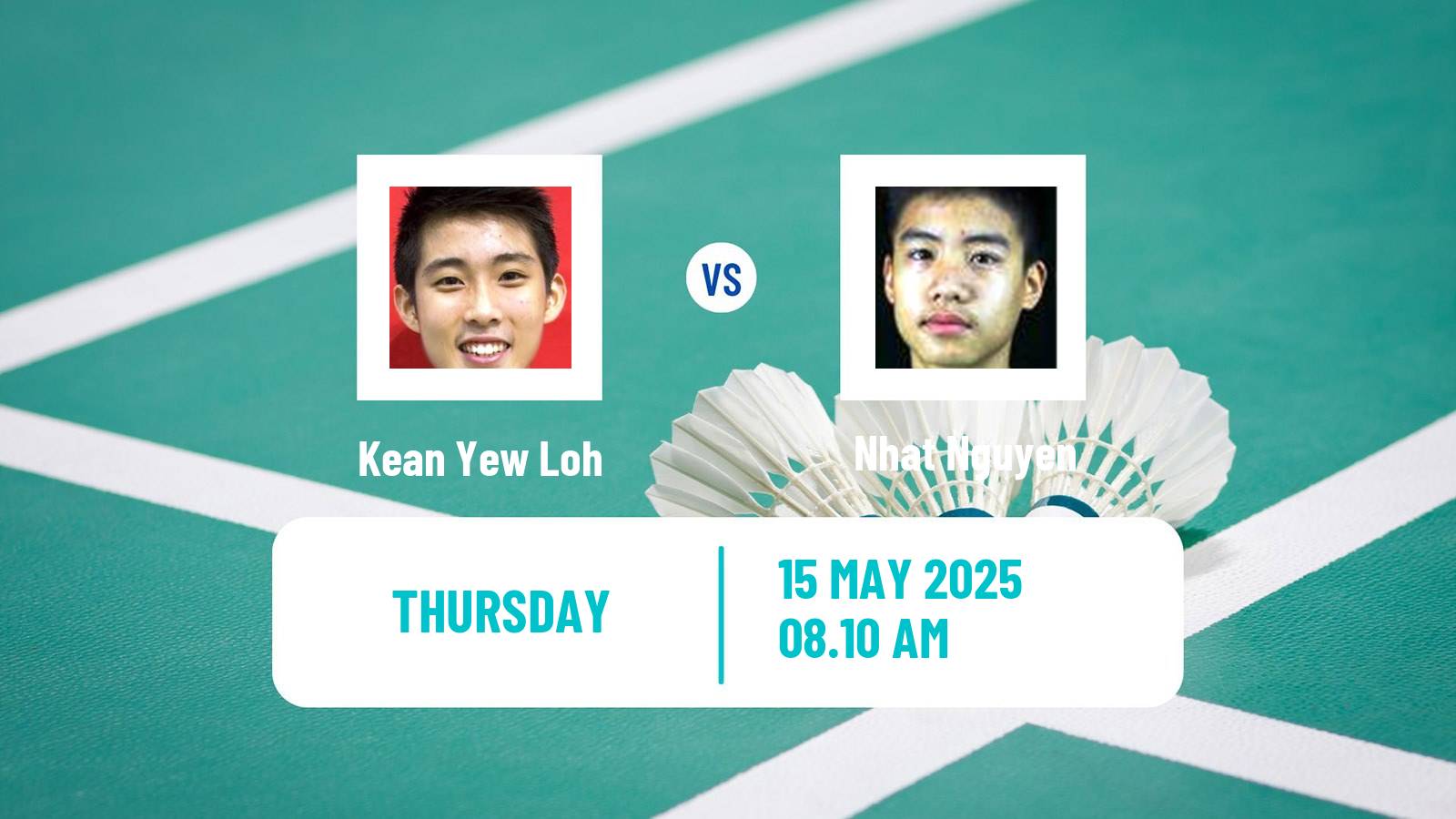 Badminton BWF World Tour Thailand Open Men Kean Yew Loh - Nhat Nguyen