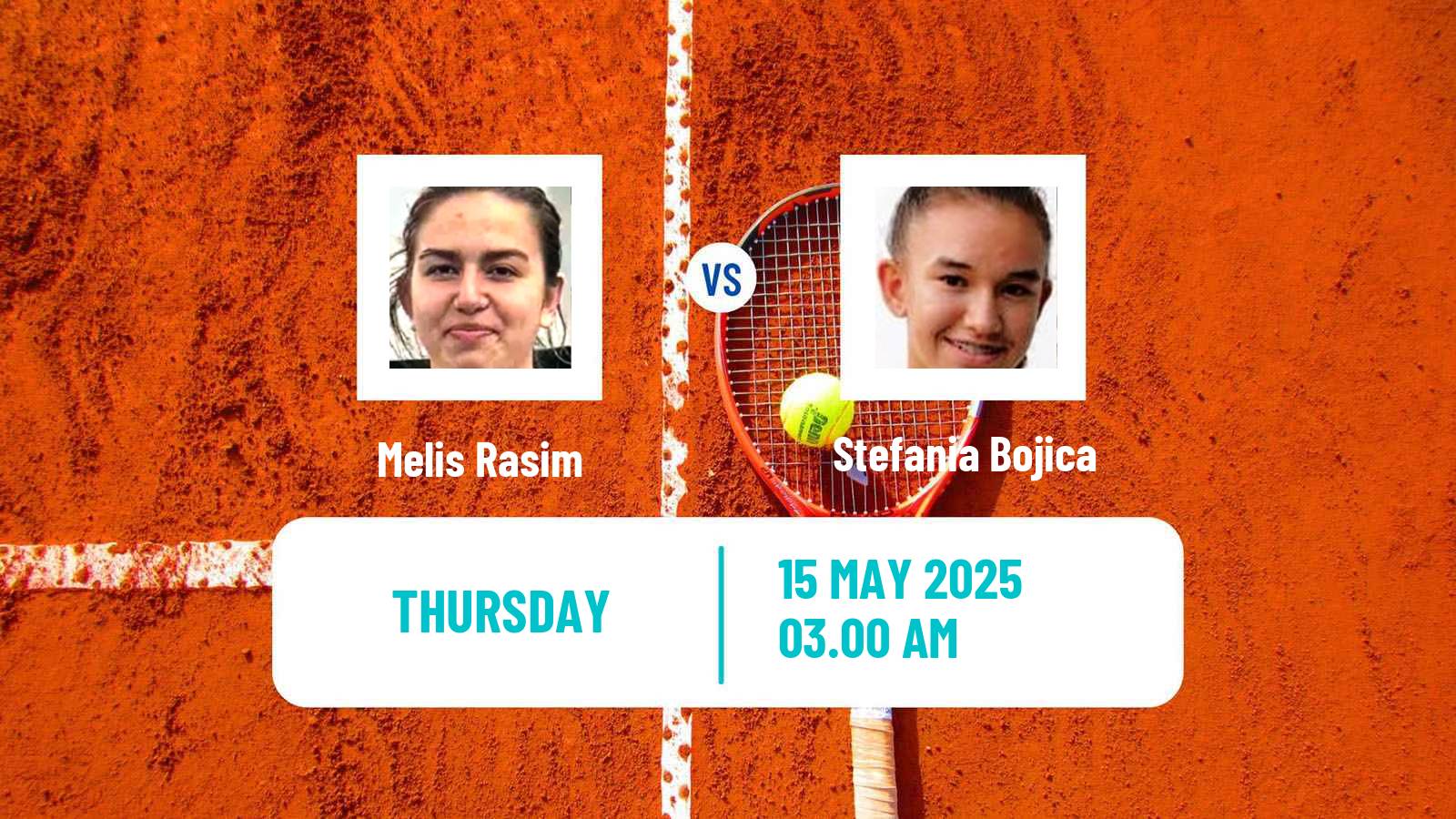 Tennis ITF W15 Kursumlijska Banja 4 Women Melis Rasim - Stefania Bojica