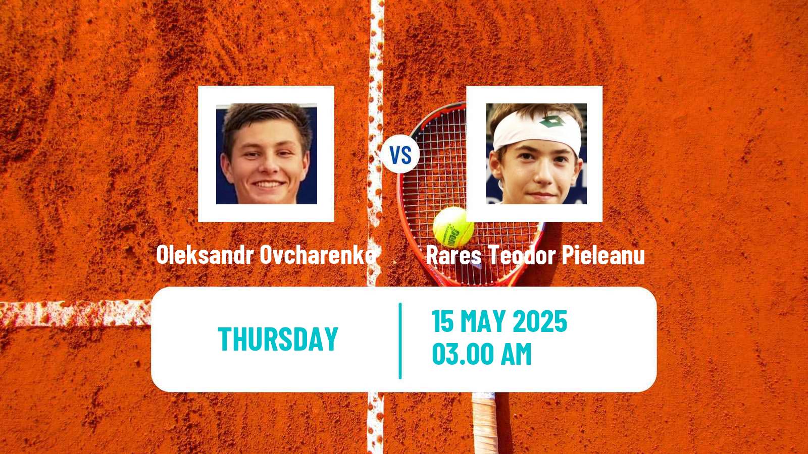 Tennis ITF M15 Bucharest 2 Men Oleksandr Ovcharenko - Rares Teodor Pieleanu