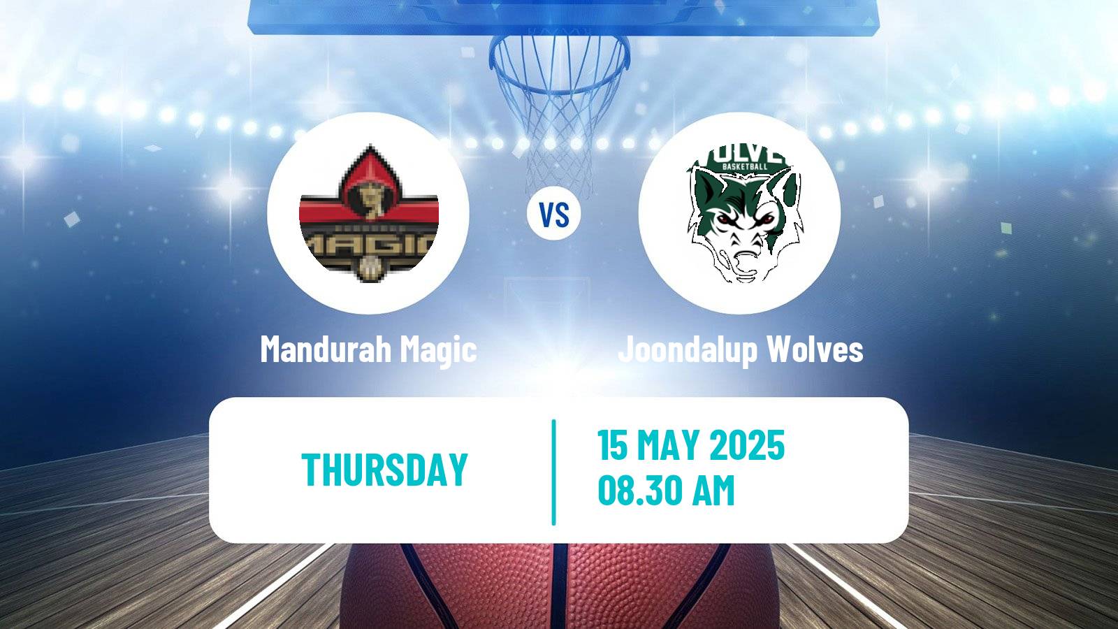 Basketball Australian NBL1 West Mandurah Magic - Joondalup Wolves