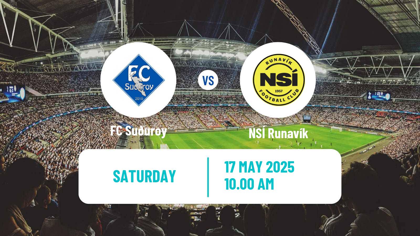 Soccer Faroe Islands Premier League Suðuroy - NSÍ Runavík