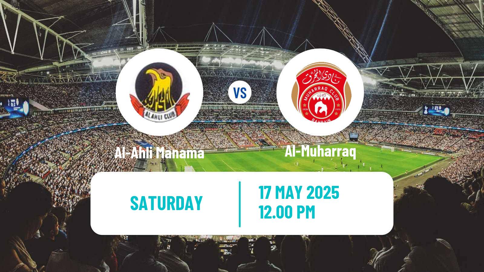 Soccer Bahraini Premier League Al-Ahli Manama - Al-Muharraq