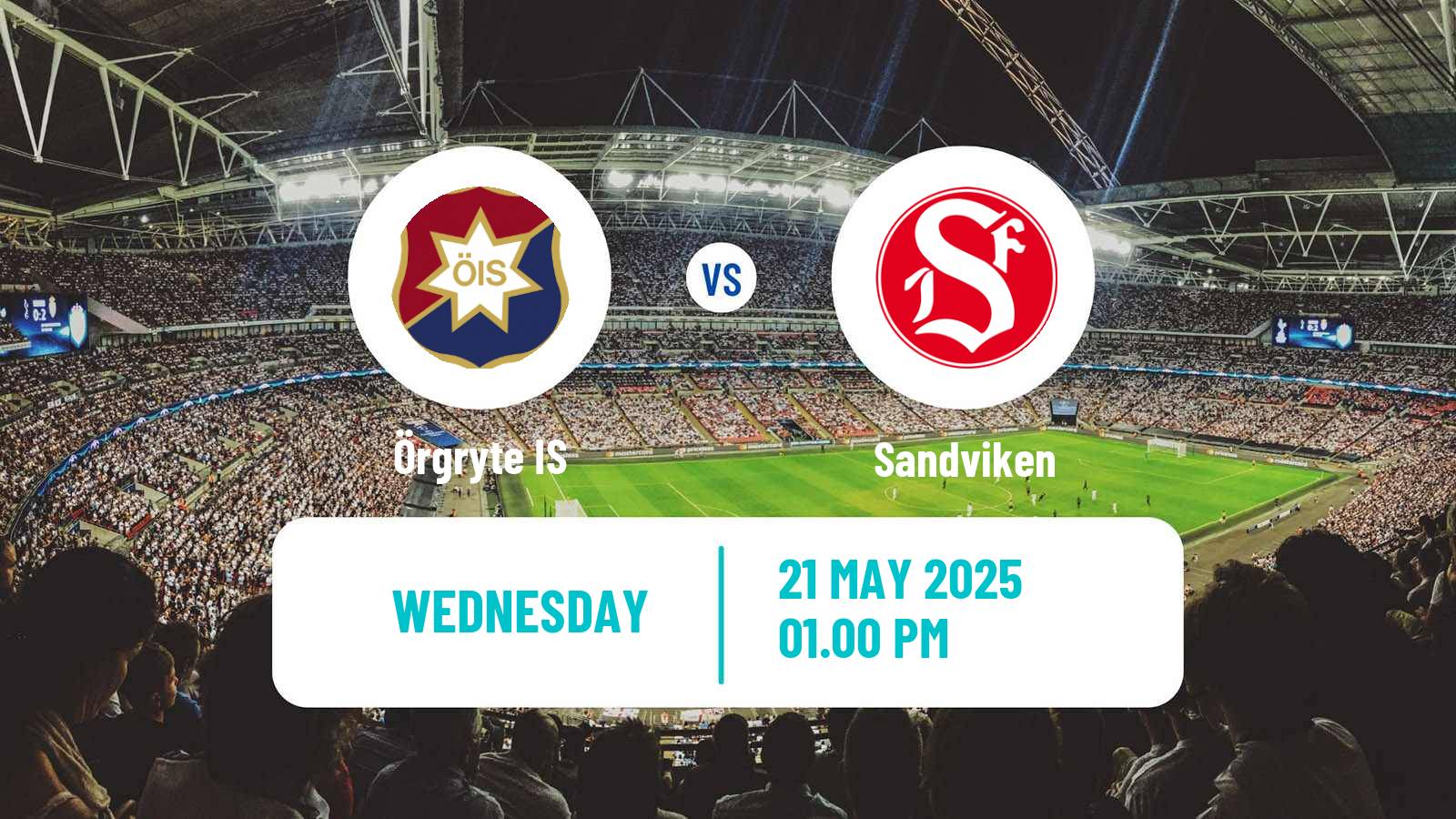 Soccer Swedish Superettan Örgryte - Sandviken
