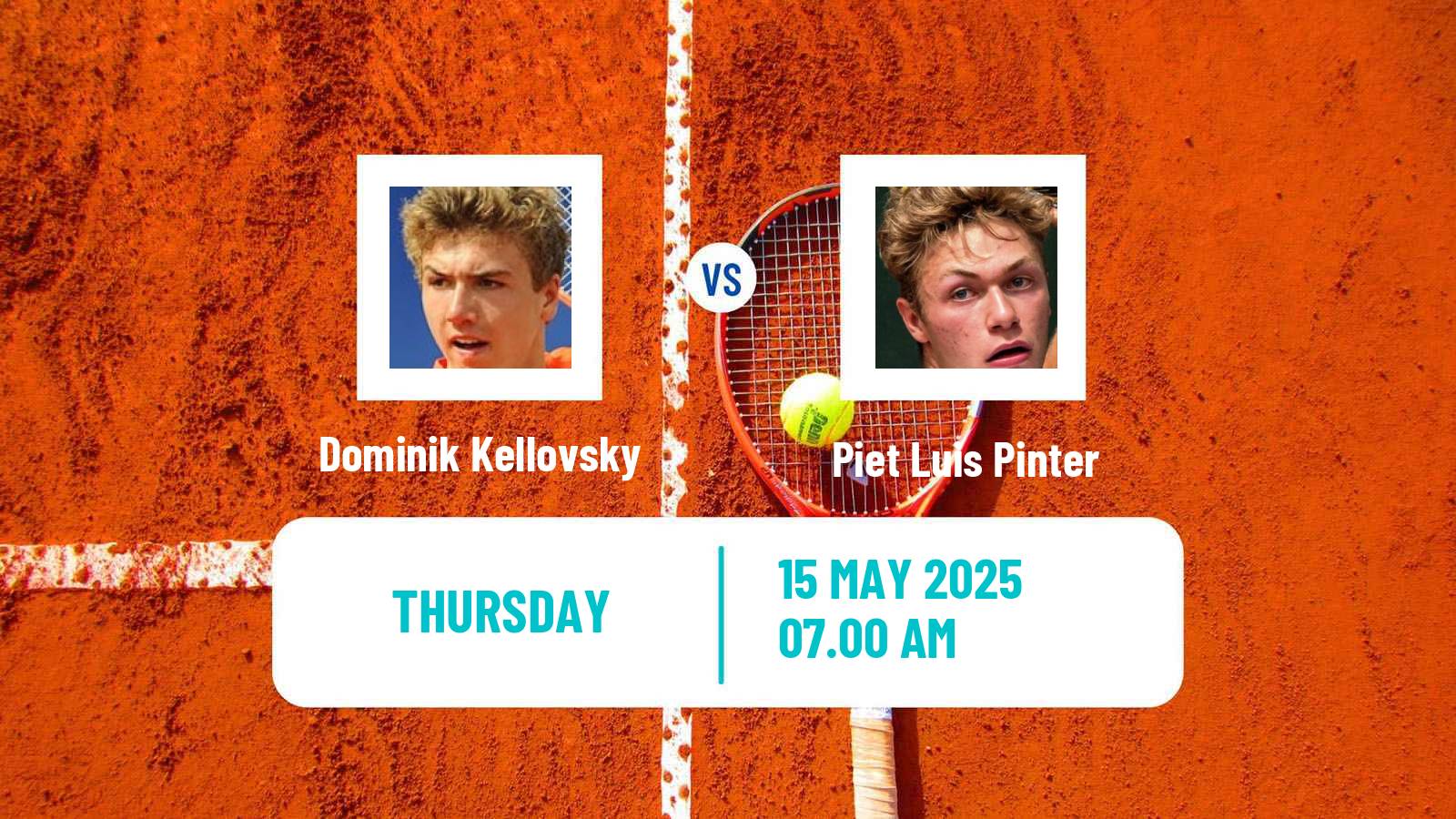 Tennis ITF M15 Szentendre Men Dominik Kellovsky - Piet Luis Pinter
