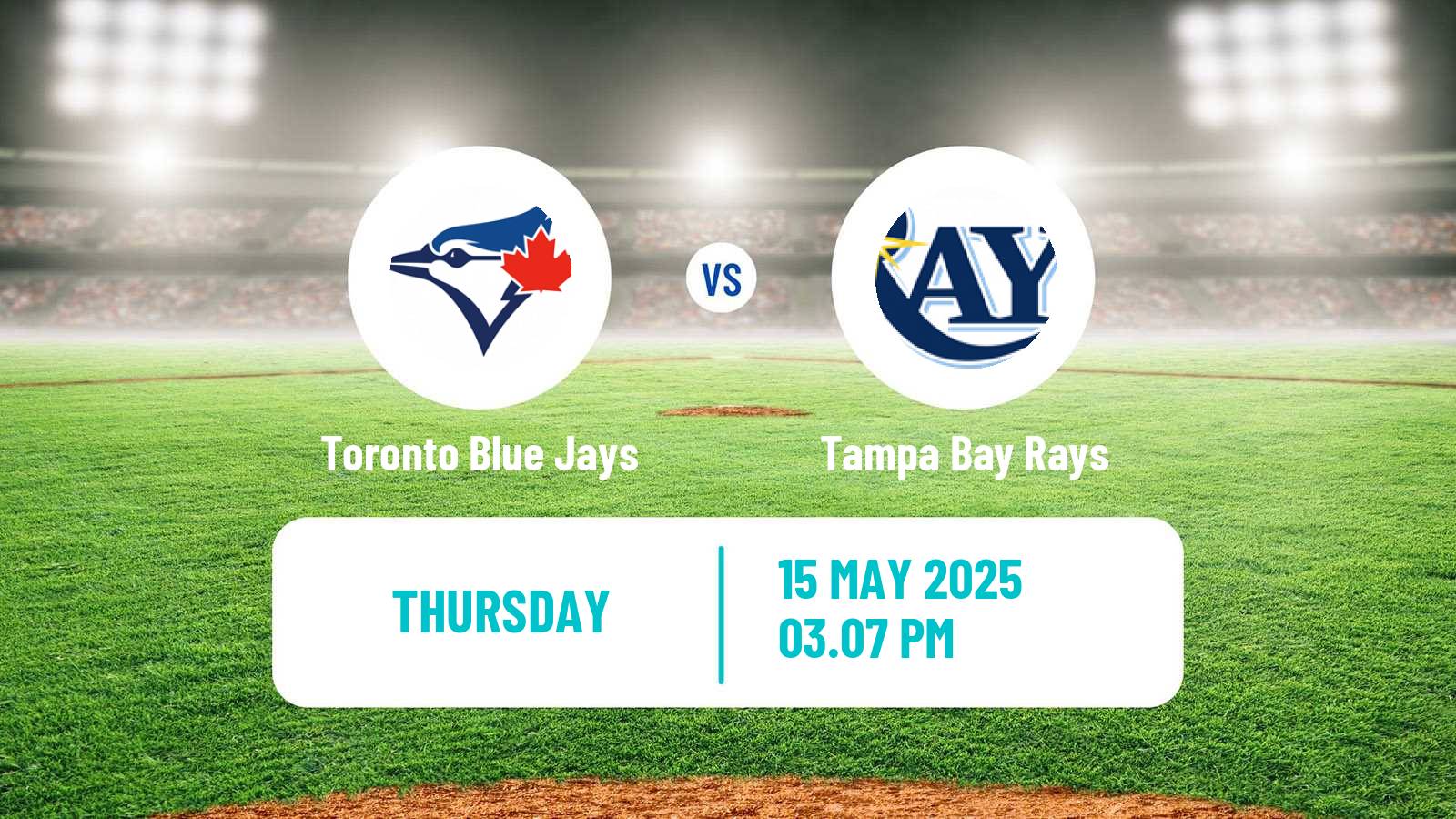 Baseball MLB Toronto Blue Jays - Tampa Bay Rays