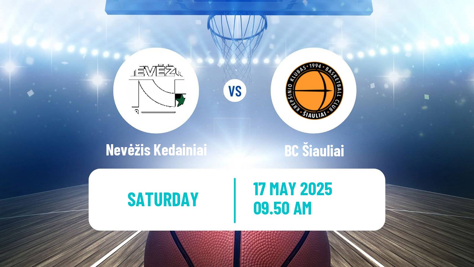Basketball Lietuvos Krepsinio Lyga Nevėžis Kedainiai - Šiauliai