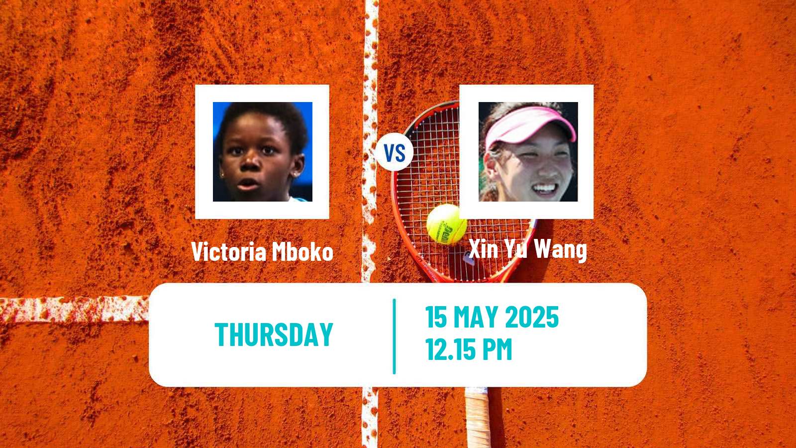 Tennis Parma Challenger Women Victoria Mboko - Xin Yu Wang