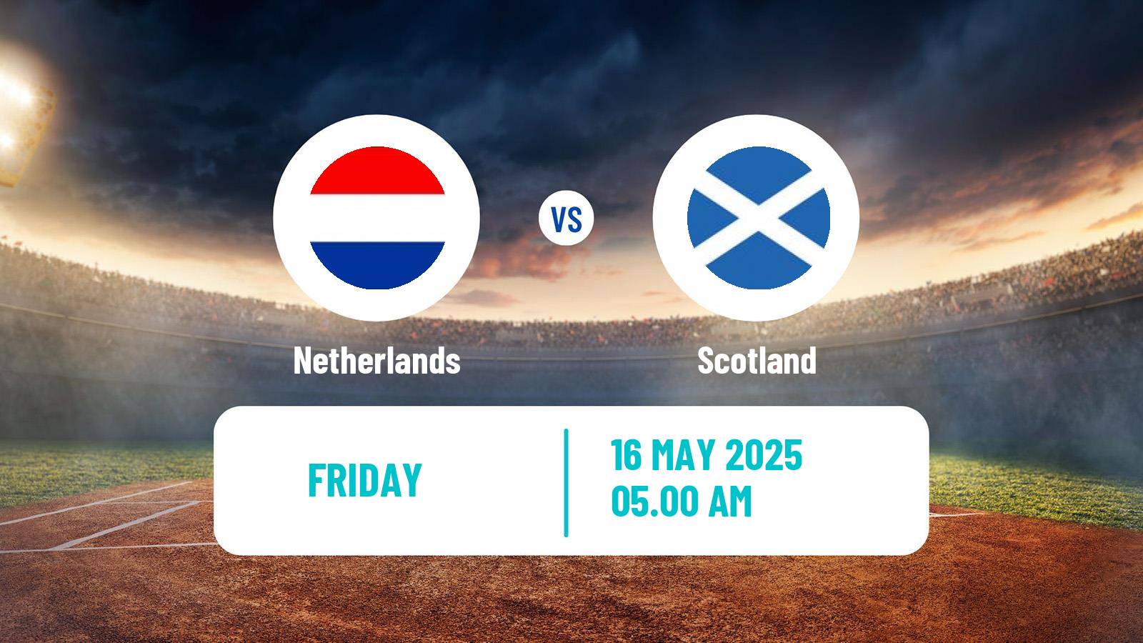 Cricket ICC Cricket World Cup League 2 Netherlands - Scotland