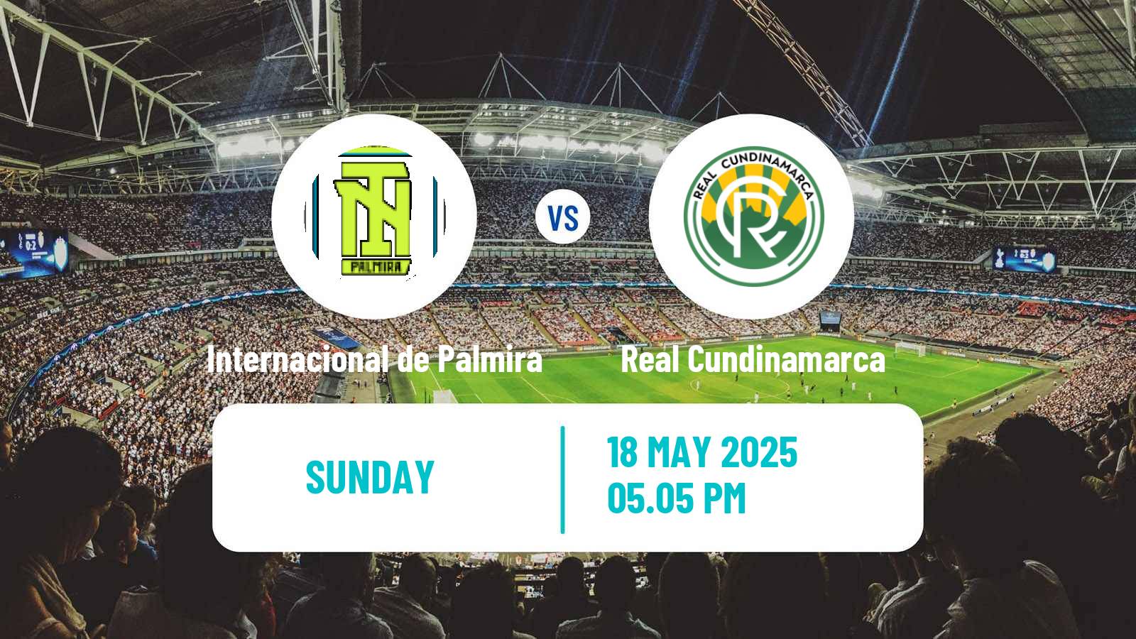 Soccer Colombian Primera B Internacional de Palmira - Real Cundinamarca