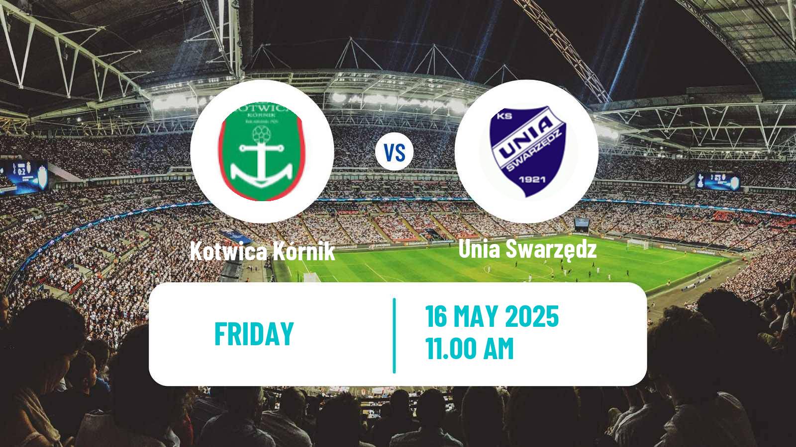 Soccer Polish Division 3 - Group II Kotwica Kórnik - Unia Swarzędz