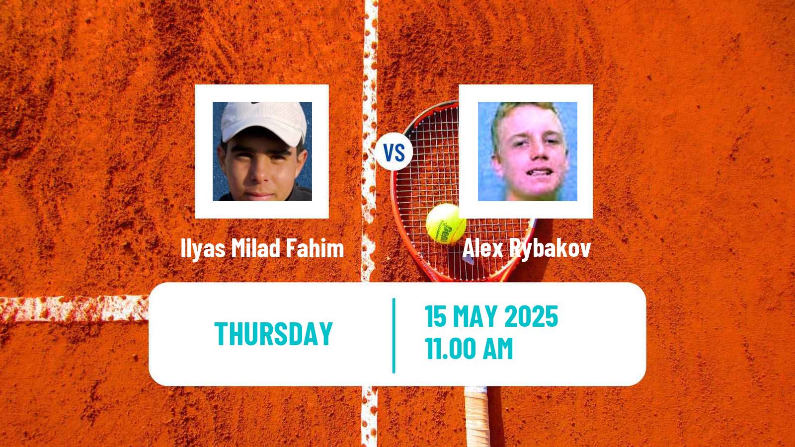 Tennis ITF M25 Pensacola Fl Men Ilyas Milad Fahim - Alex Rybakov