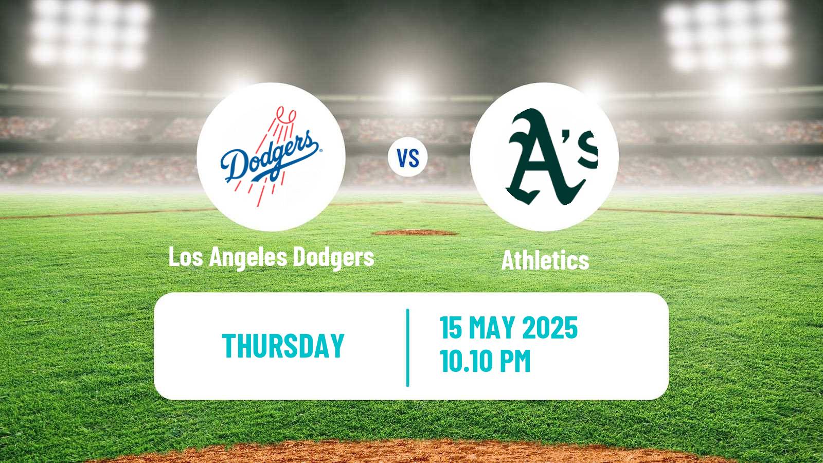 Baseball MLB Los Angeles Dodgers - Athletics