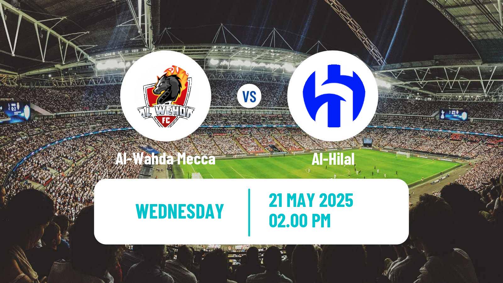 Soccer Saudi Professional League Al-Wahda Mecca - Al-Hilal