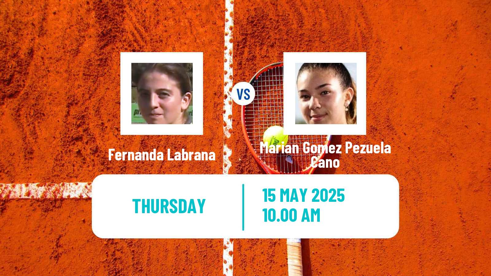 Tennis ITF W15 Trelew Women Fernanda Labrana - Marian Gomez Pezuela Cano