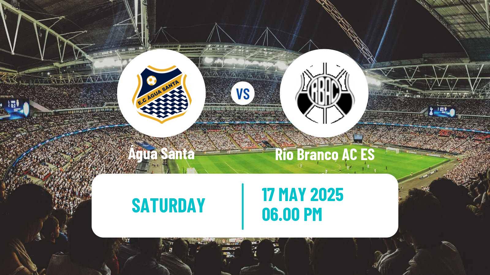Soccer Brazilian Serie D Água Santa - Rio Branco AC ES