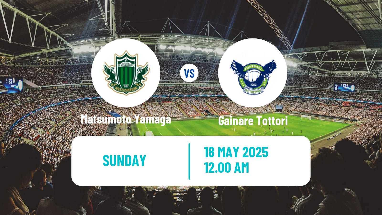 Soccer Japan J3 League Matsumoto Yamaga - Gainare Tottori