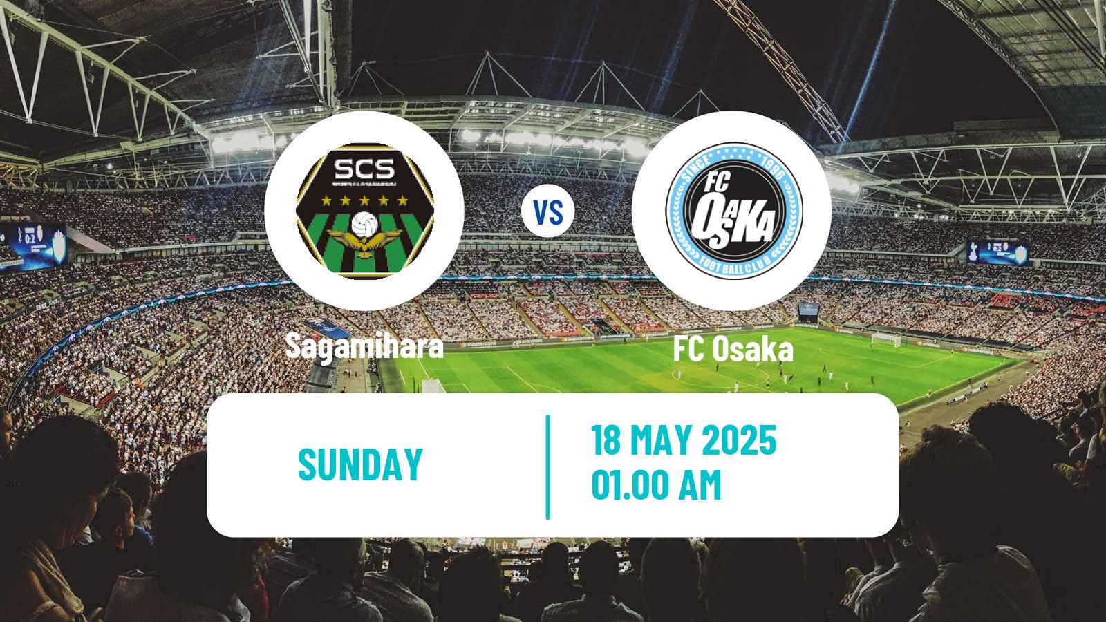 Soccer Japan J3 League Sagamihara - Osaka