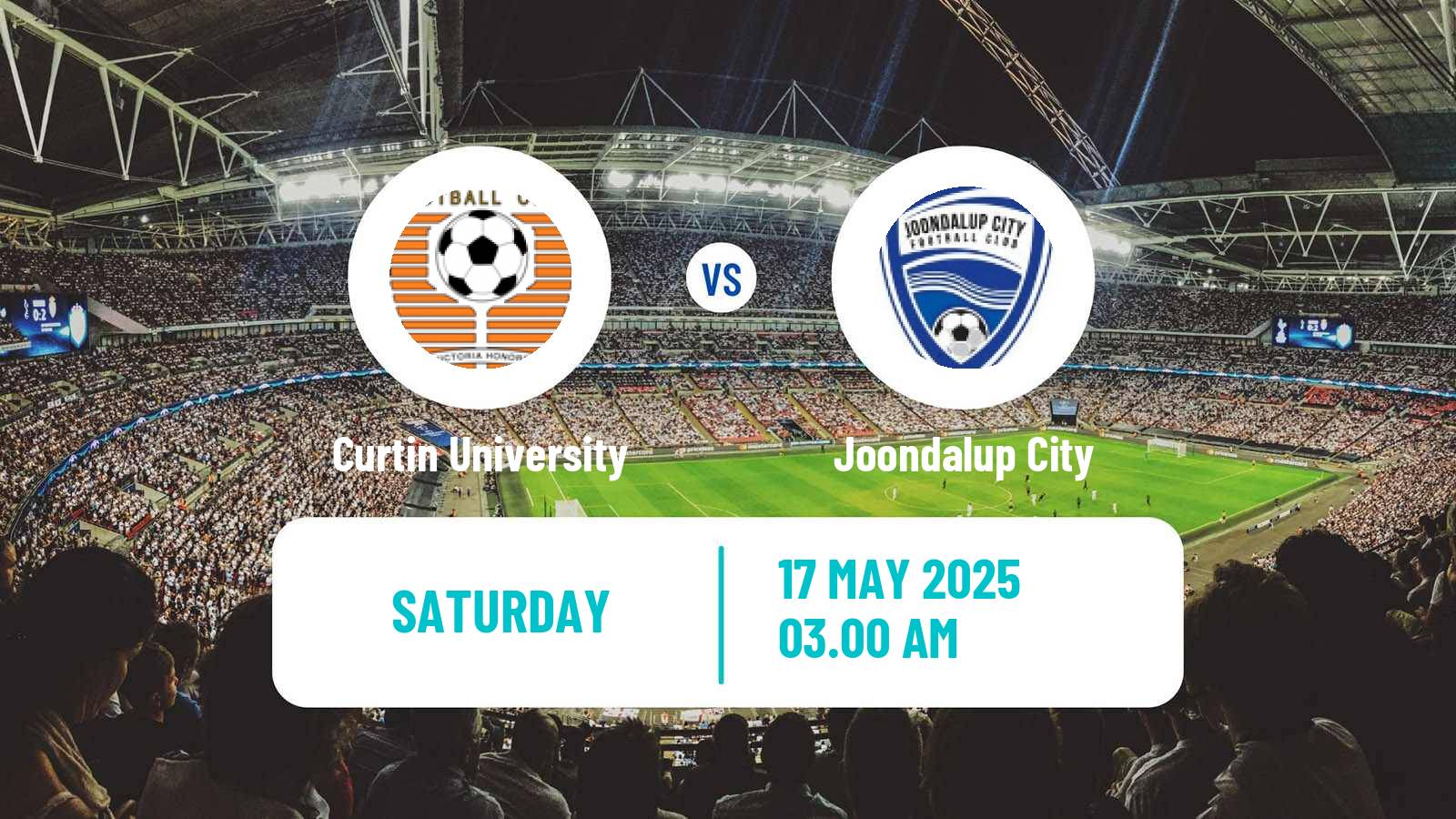 Soccer Australian WA State League Curtin University - Joondalup City