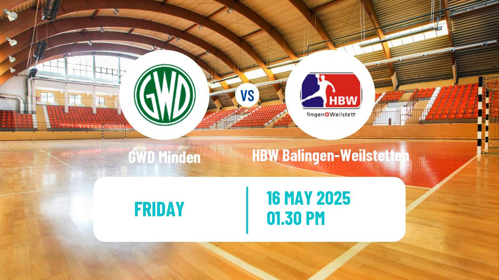 Handball German 2 Bundesliga Handball GWD Minden - HBW Balingen-Weilstetten