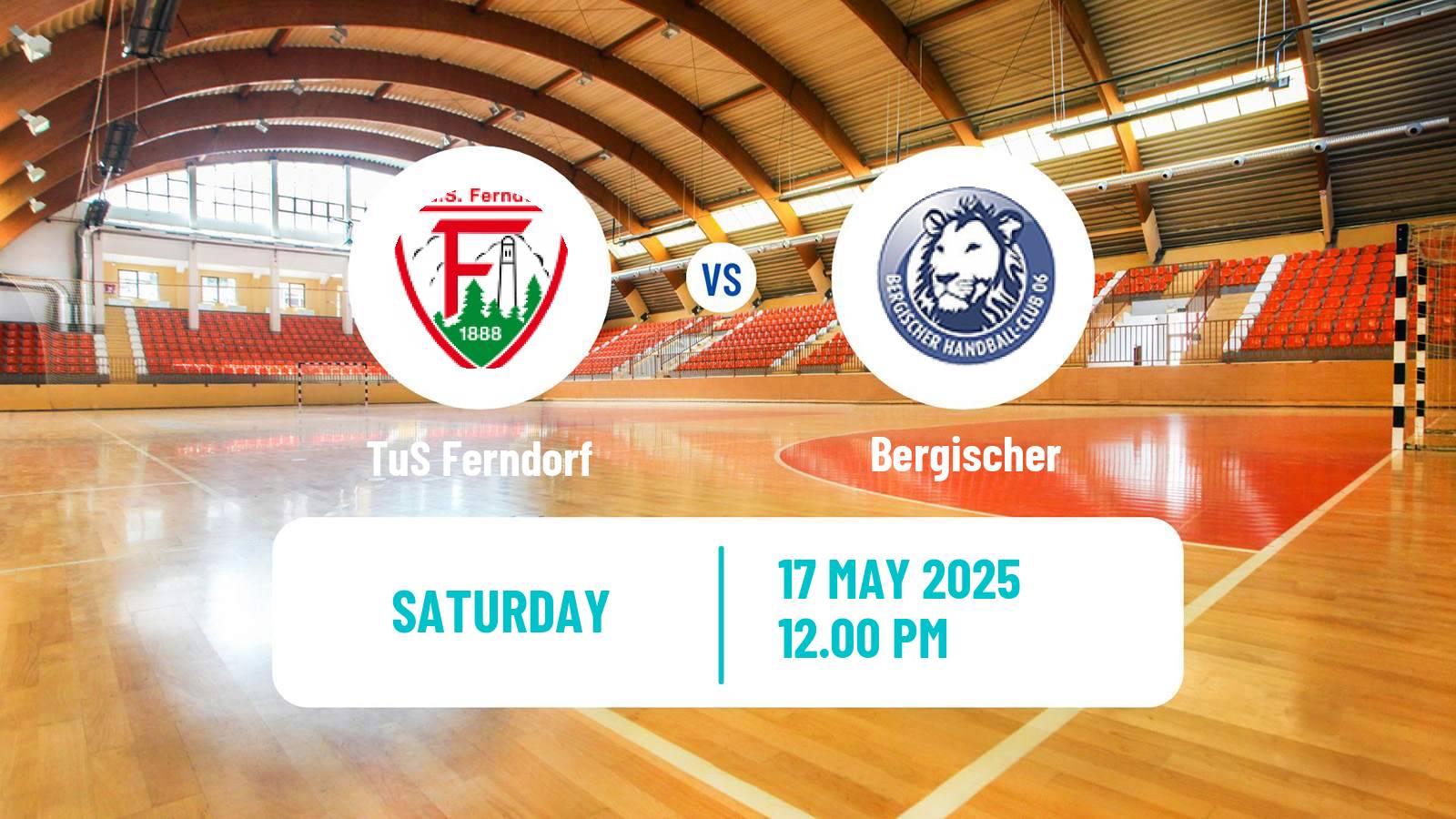 Handball German 2 Bundesliga Handball Ferndorf - Bergischer