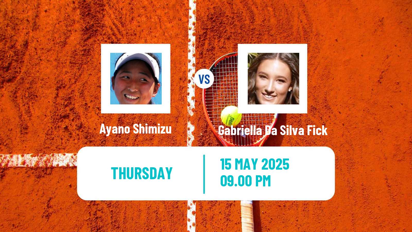 Tennis ITF W50 Kurume H Women Ayano Shimizu - Gabriella Da Silva Fick