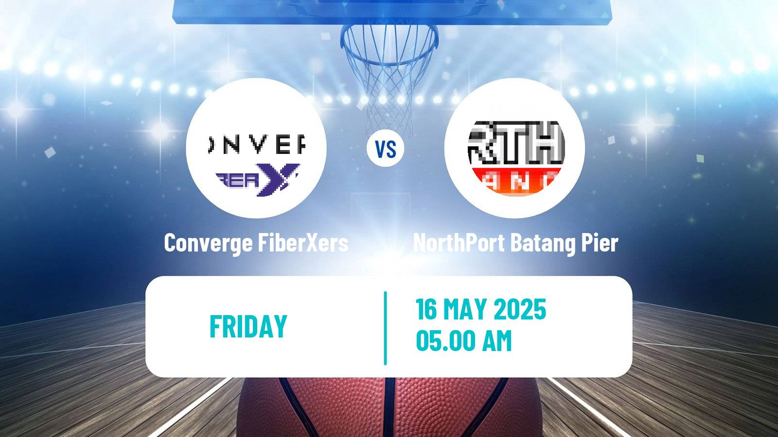 Basketball Philippines Cup Converge FiberXers - NorthPort Batang Pier
