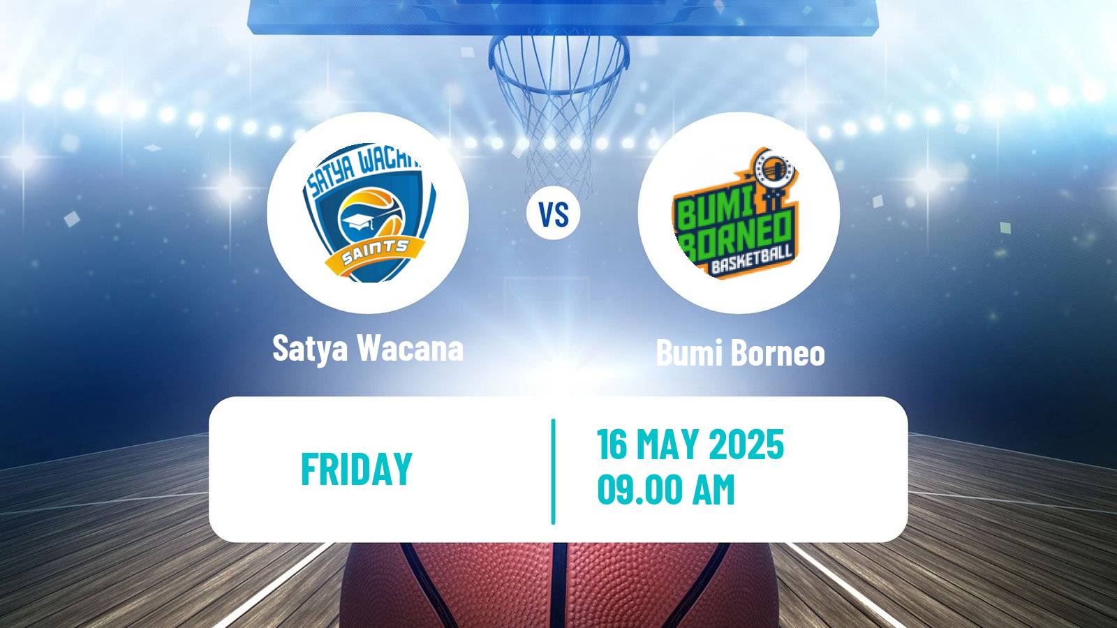 Basketball Indonesian IBL Satya Wacana - Bumi Borneo