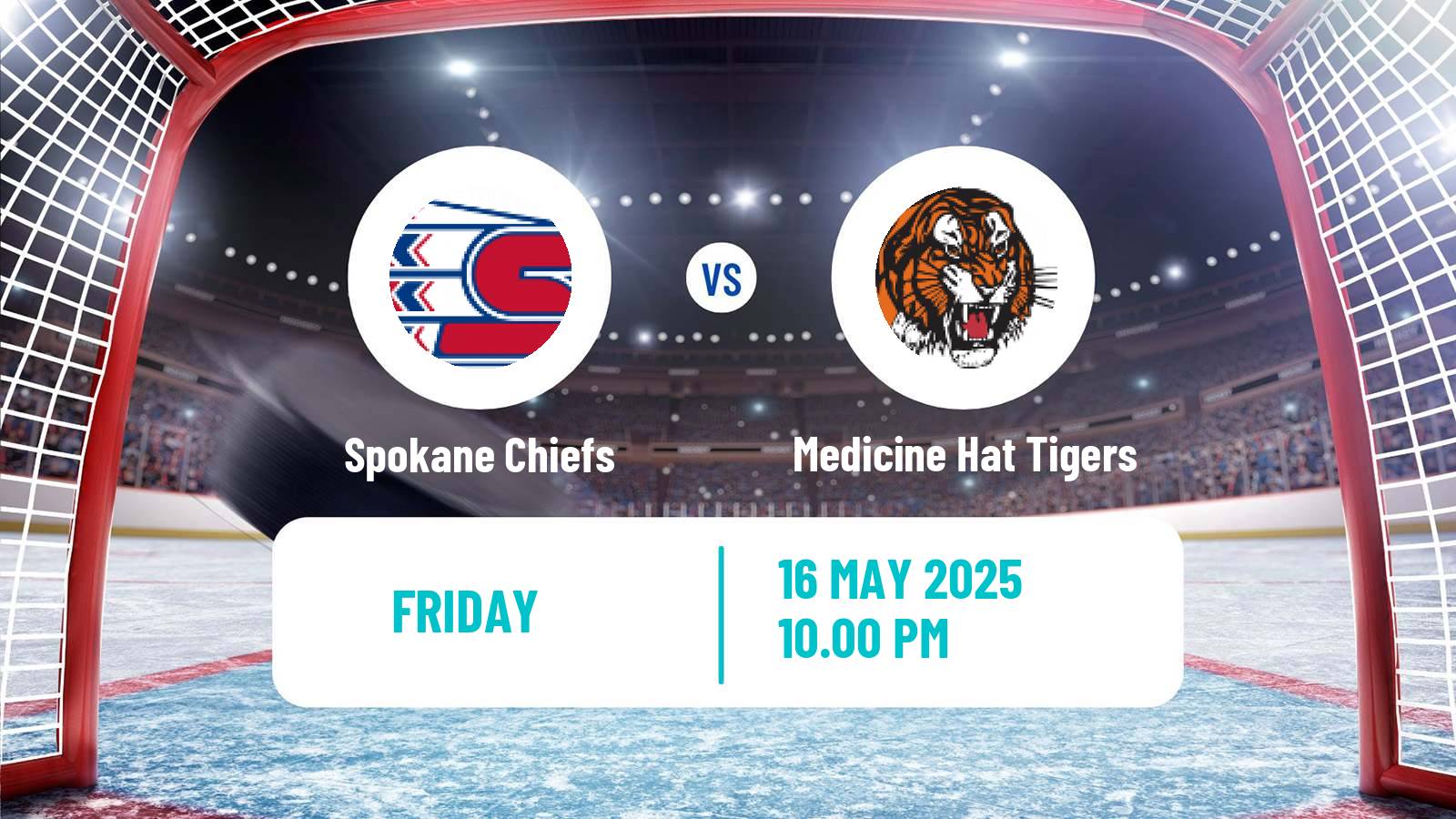 Hockey WHL Spokane Chiefs - Medicine Hat Tigers