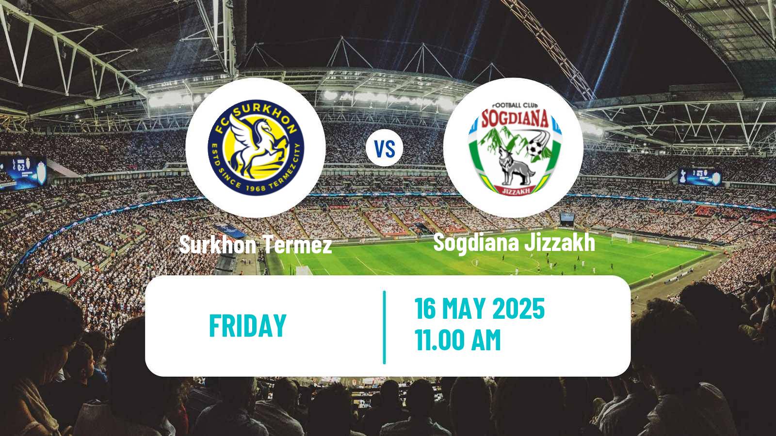 Soccer Uzbek League Surkhon Termez - Sogdiana Jizzakh