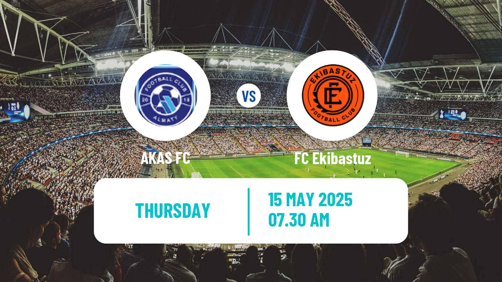 Soccer Kazakh First Division AKAS - Ekibastuz