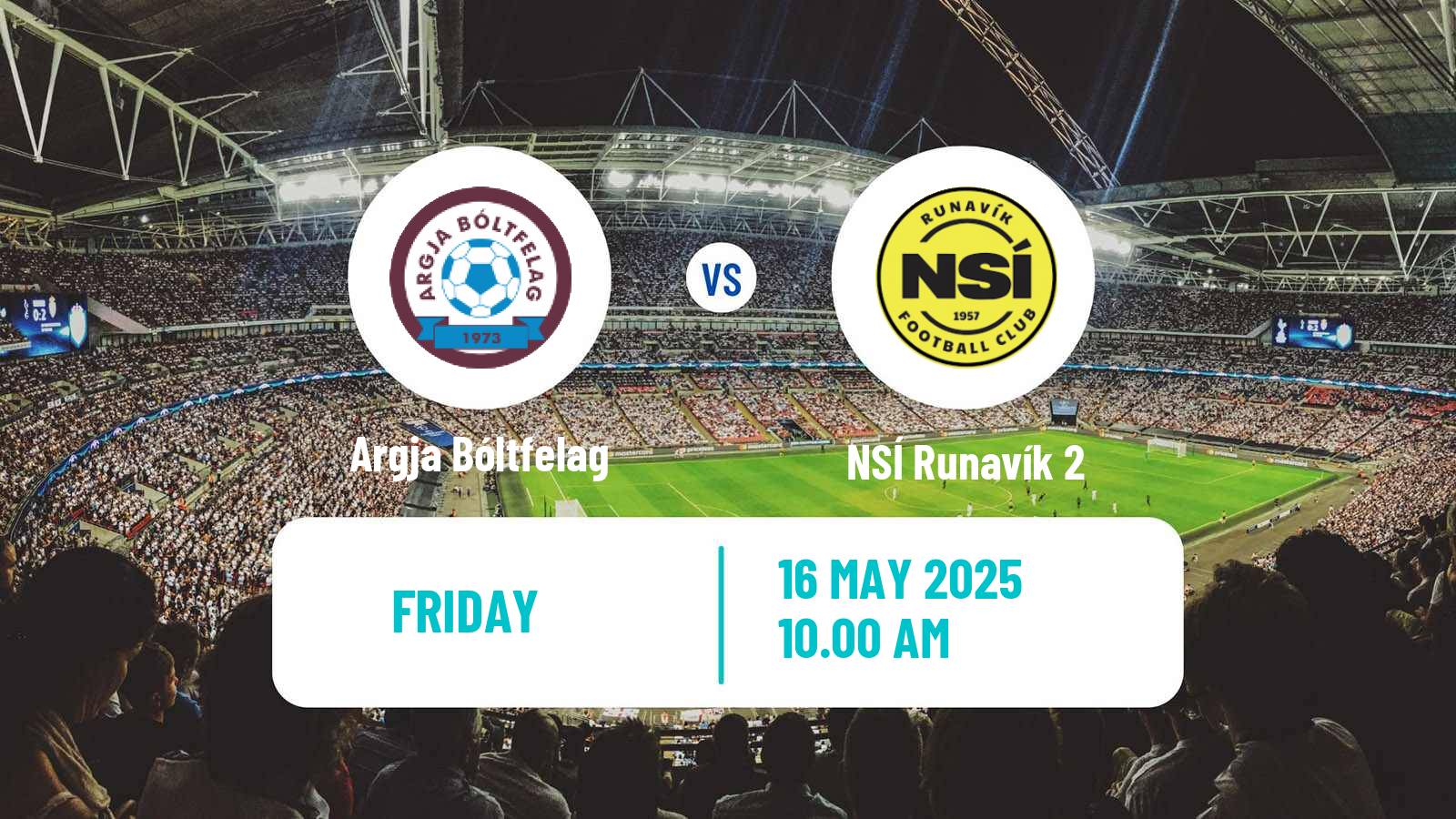 Soccer Faroe Islands 1 Deild Argja Bóltfelag - NSÍ Runavík 2