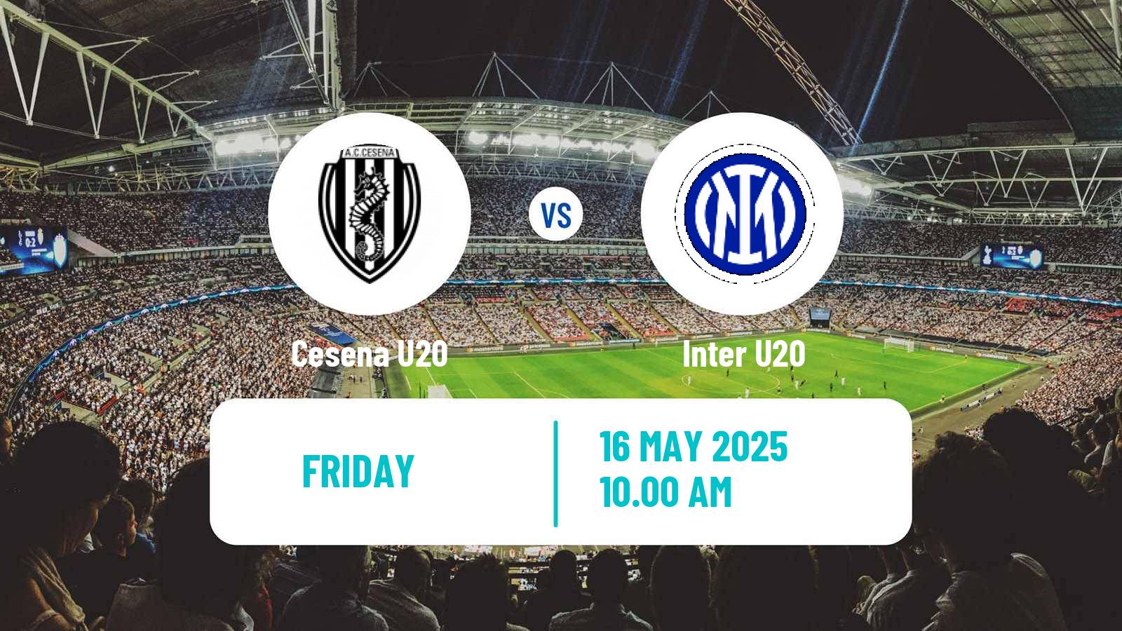 Soccer Italian Primavera 1 Cesena U20 - Inter U20