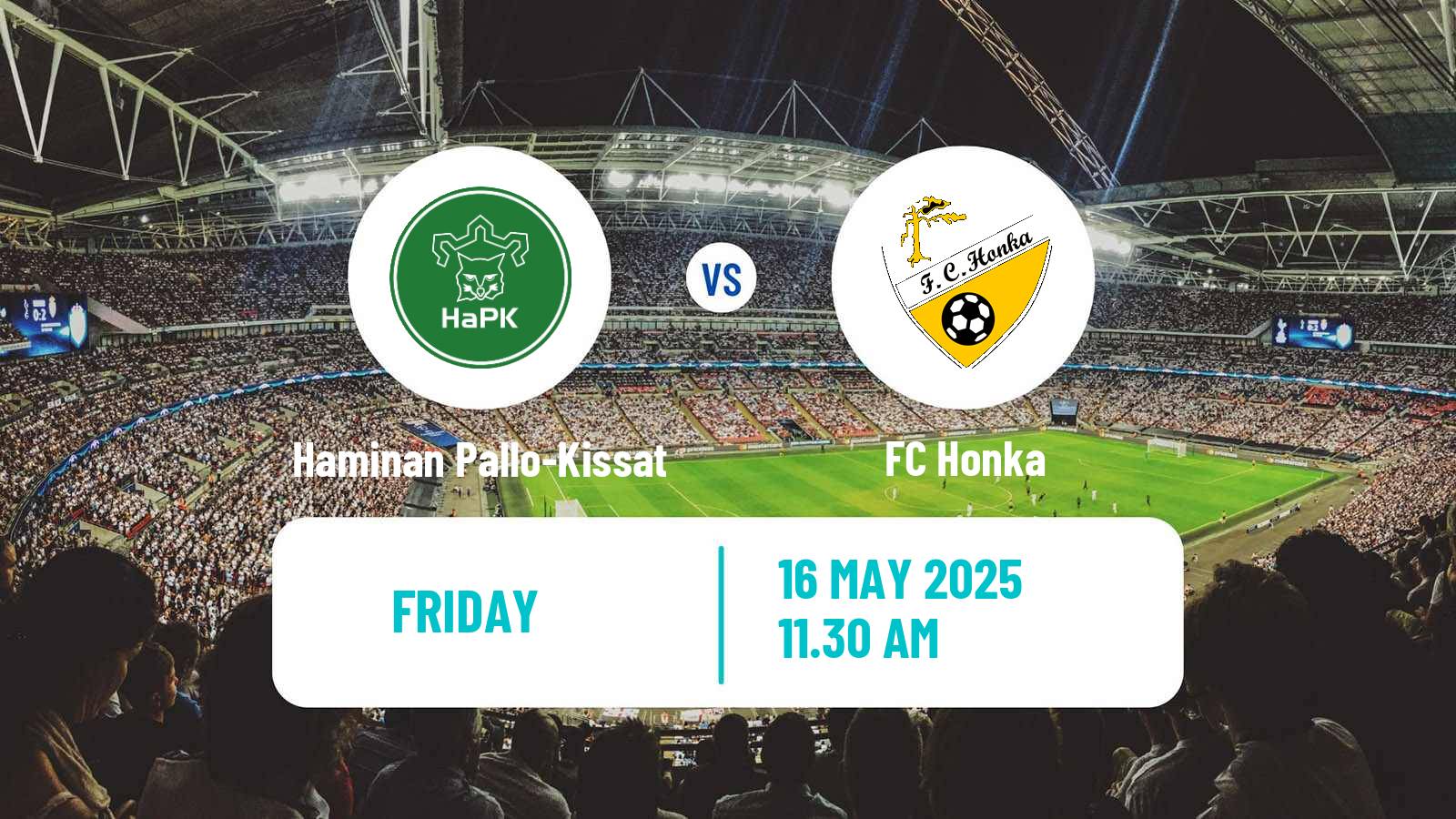 Soccer Finnish Kakkonen Group A Haminan Pallo-Kissat - Honka