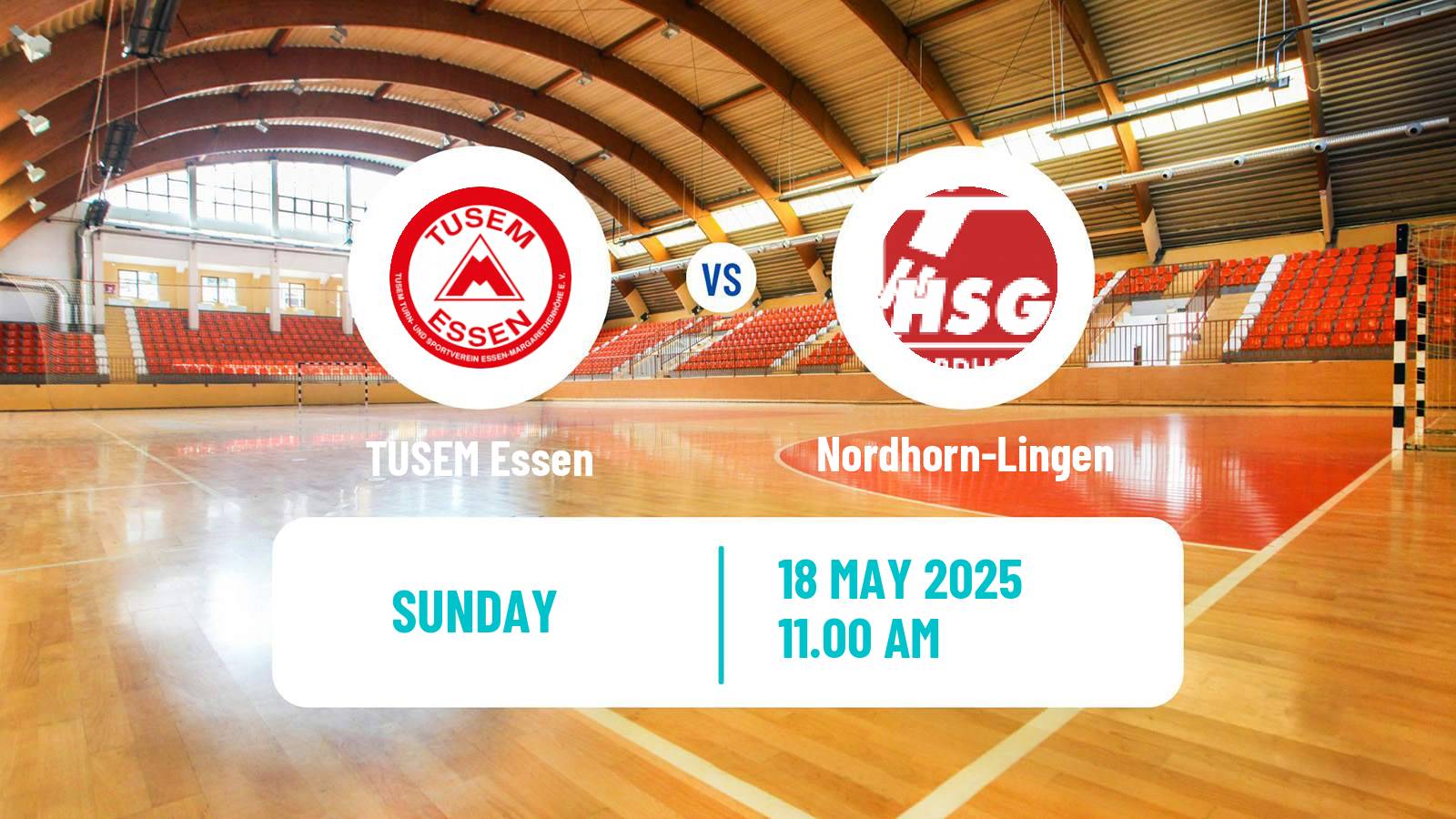 Handball German 2 Bundesliga Handball TUSEM Essen - Nordhorn-Lingen
