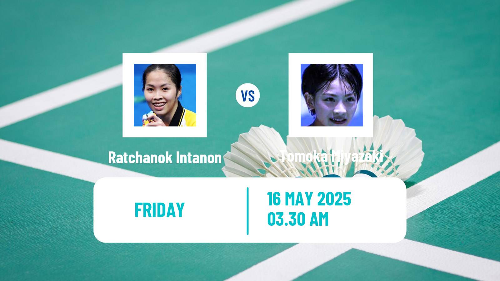 Badminton BWF World Tour Thailand Open Women Ratchanok Intanon - Tomoka Miyazaki