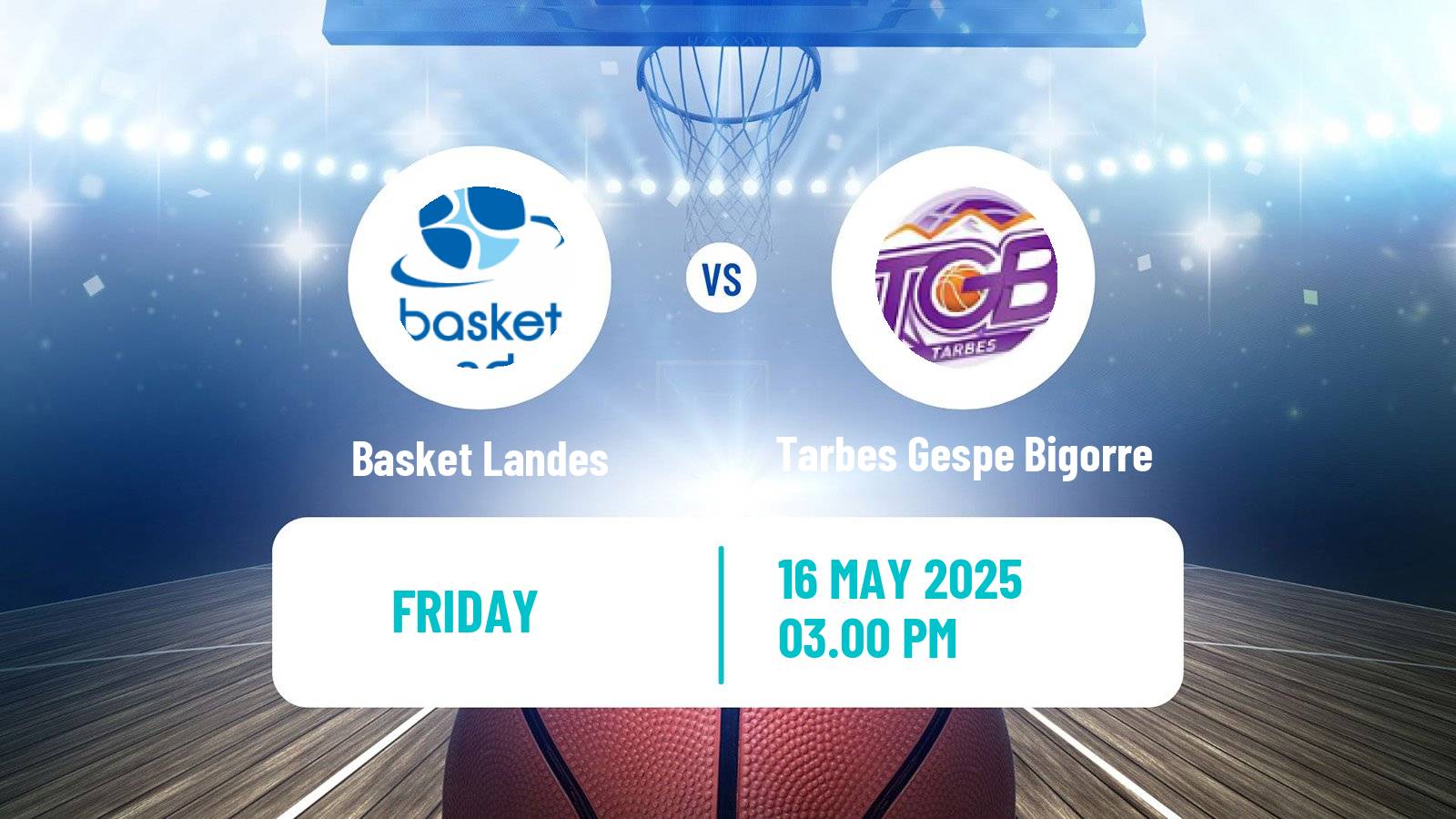 Basketball French LFB Basket Landes - Tarbes Gespe Bigorre