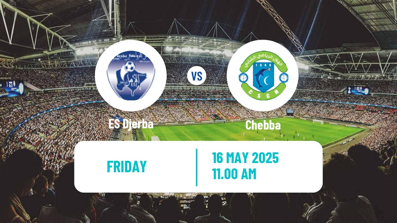 Soccer Tunisian Ligue 2 ES Djerba - Chebba