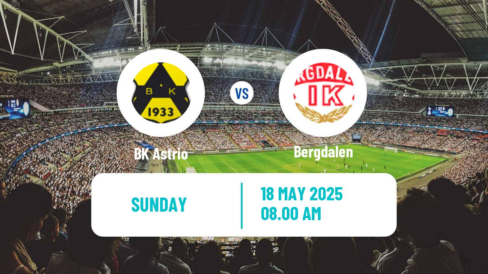 Soccer Swedish Division 2 - Västra Götaland Astrio - Bergdalen