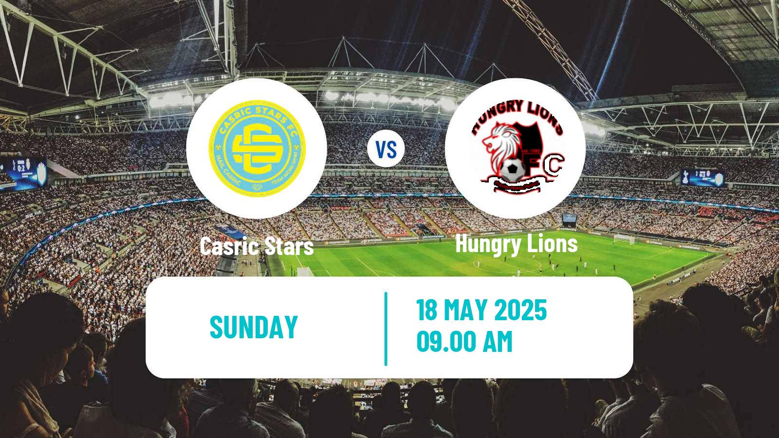 Soccer South African First Division Casric Stars - Hungry Lions