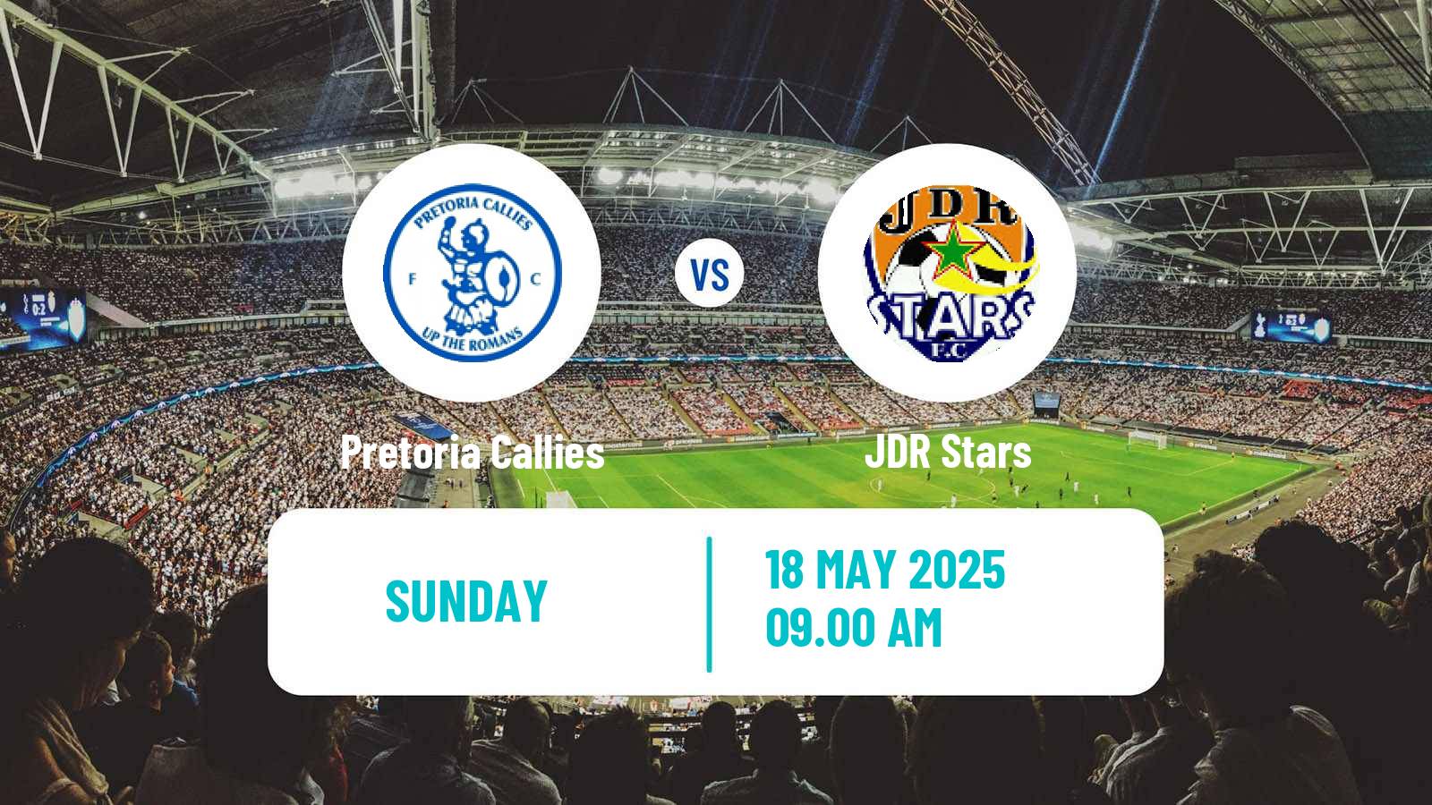 Soccer South African First Division Pretoria Callies - JDR Stars