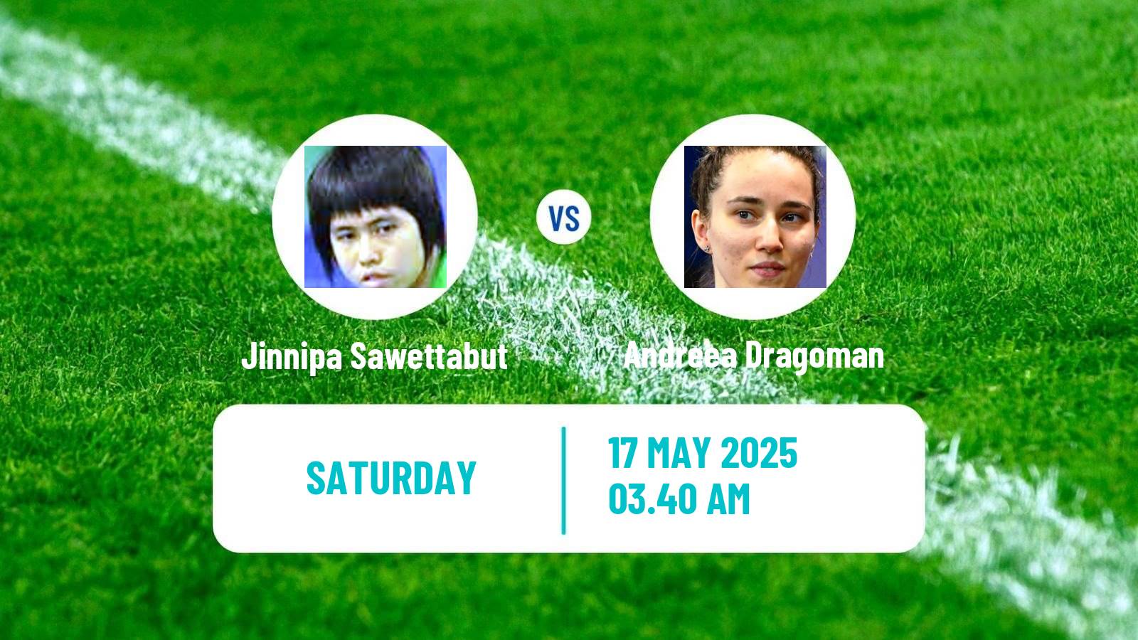Table tennis World Championships Women Jinnipa Sawettabut - Andreea Dragoman